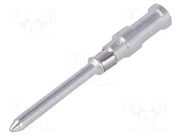 HARTING Contact mâle industriel Han® D, 10A, argenté
