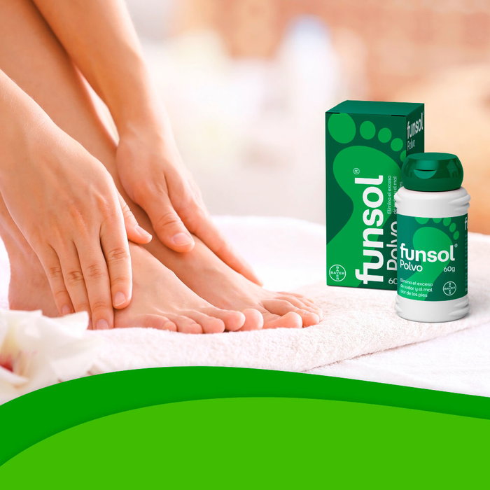 Funsol Poudre Déodorante pour Pieds 60g - Anti-Transpirant et Anti-Odeur