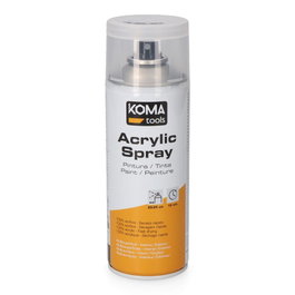 Koma Tools Vernis Acrylique en Spray Transparent Finition Mate 300 ml