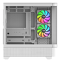 Thermaltake View 290 TG ARGB Boîtier PC Gaming Midi Tower Blanc, Panneau Vitré, USB 3.2 Type C, Ventilateurs ARGB