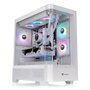Thermaltake View 290 TG ARGB Boîtier PC Gaming Midi Tower Blanc, Panneau Vitré, USB 3.2 Type C, Ventilateurs ARGB