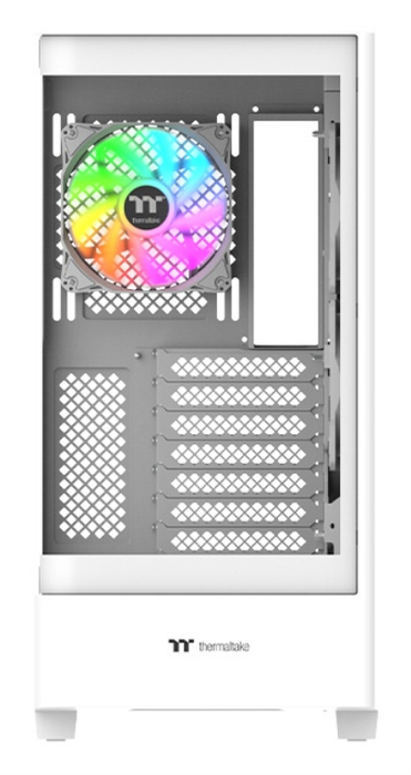Thermaltake View 290 TG ARGB Boîtier PC Gaming Midi Tower Blanc, Panneau Vitré, USB 3.2 Type C, Ventilateurs ARGB