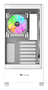 Thermaltake View 290 TG ARGB Boîtier PC Gaming Midi Tower Blanc, Panneau Vitré, USB 3.2 Type C, Ventilateurs ARGB