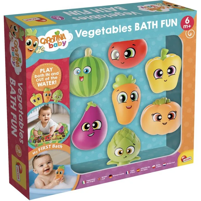 Liscianigiochi CAROTINA Baby Potager de Bain - Jeu de Bain Liscianigiochi CAROTINA Baby Potager de Bain - Jeu de Bain