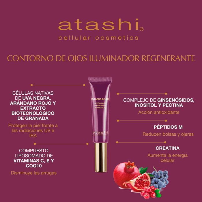 Atashi Rituel Éclat Duo Contour des Yeux Anti-âge et Antioxydant, Coffret de 3 pièces Atashi Rituel Éclat Duo Contour des Yeux Anti-âge et Antioxydant, Coffret de 3 pièces
