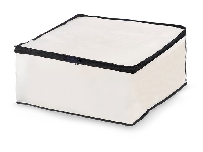 Kipit Boîte de Rangement Pliante 45x45x20 cm Tissu Blanc (Set de 24) Kipit Boîte de Rangement Pliante 45x45x20 cm Tissu Blanc (Set de 24)