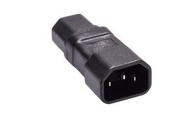 MicroConnect Adaptateur d'alimentation C14 vers C15, Noir