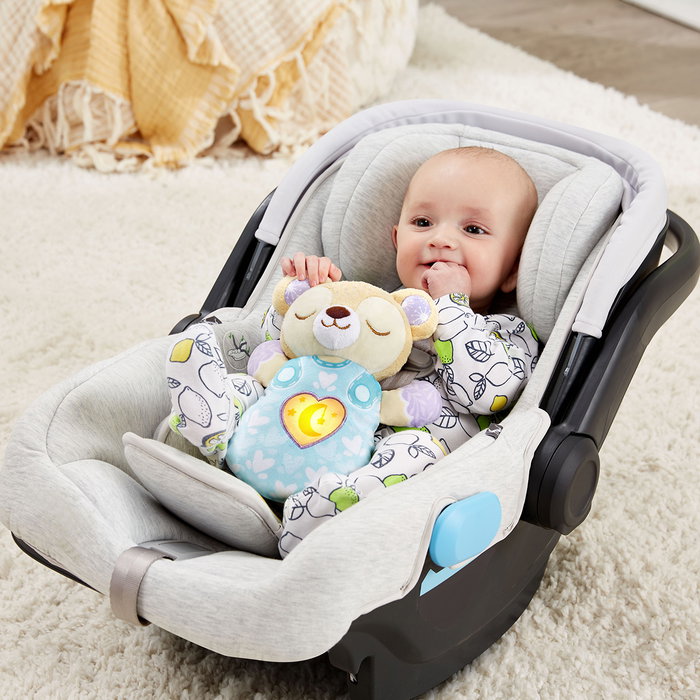 V-Tech Peluche musicale Osito Melodías 80-539822 pour bébé avec 2 modes interactifs, berceuses et veille automatique