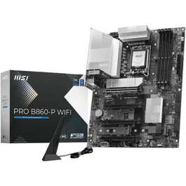 MSI PRO B860-P WiFi Carte Mère ATX, Socket LGA 1851 pour Intel Core Ultra Series 2, DDR5 256 Go Max, Wi-Fi 7, 5 GbE, RAID M.2
