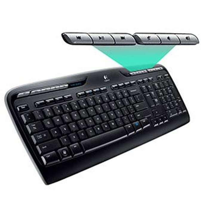 Logitech MK330 Combo Clavier et Souris Sans Fil Noir QWERTY US