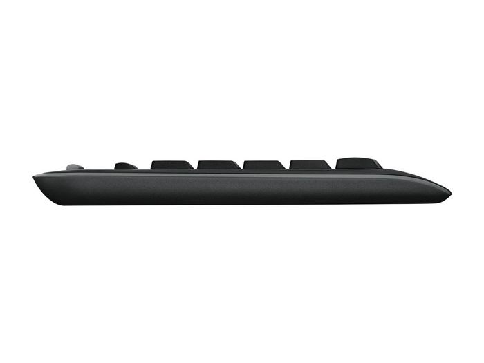 Logitech MK330 - Clavier et souris sans fil 2.4 GHz, touches silencieuses et plates, 11 touches multimédias, souris ambidextre, pile longue durée (24 mois clavier, 12 mois souris)