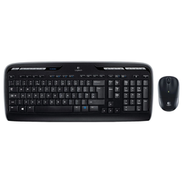 Logitech 920-003989 Kit Souris et Clavier sans Fil MK330, Noir