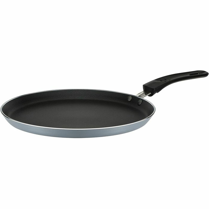 GSW Crêpière en aluminium avec étaleur 26 cm gris GSW Crêpière en aluminium avec étaleur 26 cm gris