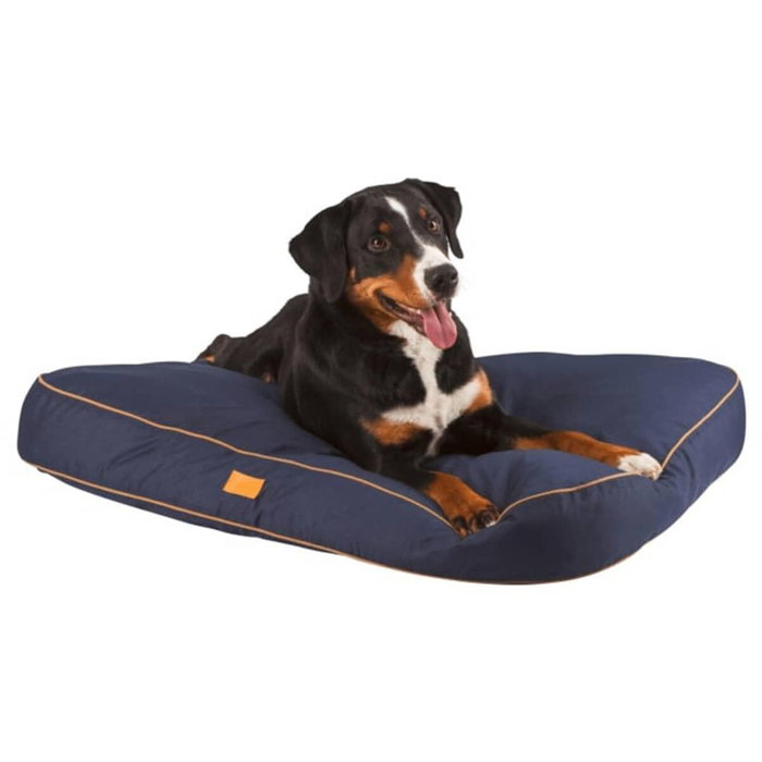 Kerbl Coussin Jerome Bleu foncé et cognac 80 x 60 x 6 cm Kerbl Coussin Jerome Bleu foncé et cognac 80 x 60 x 6 cm