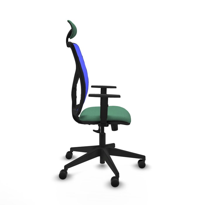 Piqueras y Crespo Chaise de Bureau Motilla Vert émeraude et Bleu