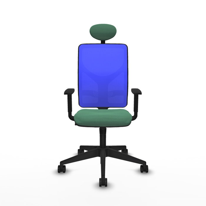 Piqueras y Crespo Chaise de Bureau Motilla Vert émeraude et Bleu
