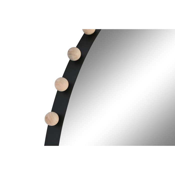 Miroir mural Home ESPRIT Noir Naturel Moderne Balles 113 x 4,5 x 113 cm Miroir mural Home ESPRIT Noir Naturel Moderne Balles 113 x 4,5 x 113 cm