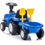 Buddy Toys BPC 5175 Tracteur Draisienne NEW-HOLLANDE T7 Enfant 2+ avec Chariot Amovible, Lumières LED et Rangement
