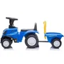 Buddy Toys BPC 5175 Tracteur Draisienne NEW-HOLLANDE T7 Enfant 2+ avec Chariot Amovible, Lumières LED et Rangement