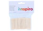 Innspiro Bâtonnets en bois naturel 49x2x2 mm, 500 unités