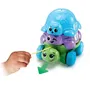 Vtech Baby Famille Empilo Tortue - Jouet d'éveil en plastique réutilisable avec 5 tortues colorées pour bébés de 12 à 36 mois - Apprentissage des émotions, chiffres et couleurs