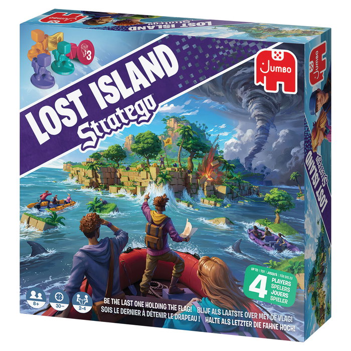 Dujardin Stratego Lost Island - Jeu de stratégie de plateau pour 2+ joueurs