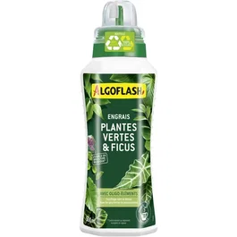 Algoflash Engrais Liquide pour Plantes Vertes et Ficus, 500 ml, UAB