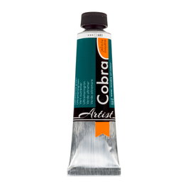 Cobra Peinture à l'huile miscible à l'eau Artist Color, Vert ultramar 683, 40 ml