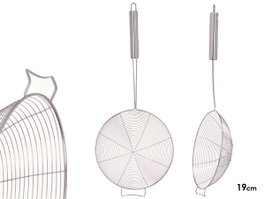KINVARA Pelle égouttoir en acier 19cm avec support