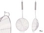 Kinvara Pala évier égouttoir en acier 19 cm avec support (Set de 24)