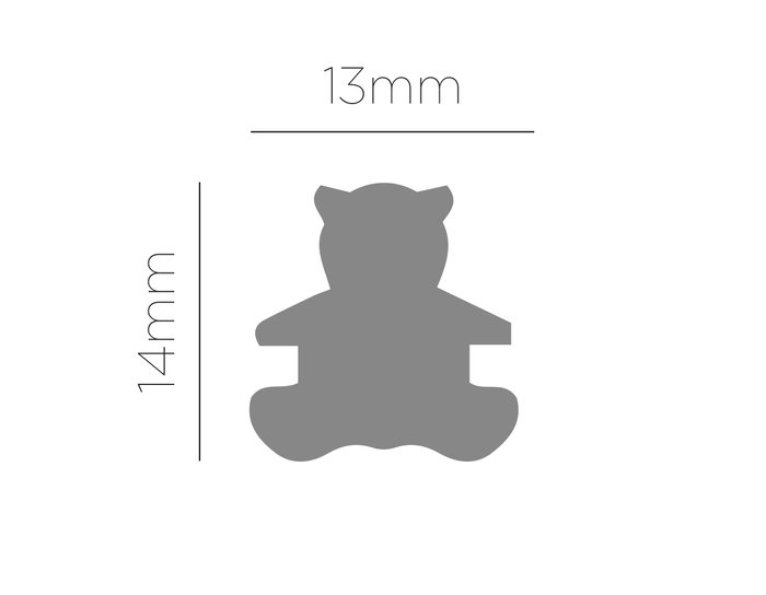 Innspiro Troqueladora de figuras Eva Foam Punch ours 16mm Innspiro Troqueladora de figuras Eva Foam Punch ours 16mm