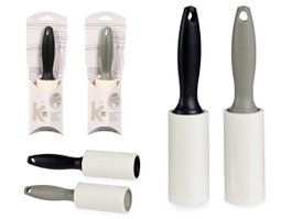 Arte Regal Rodillo Quitapelusas 63 Hojas 5 x 22 x 5 cm Plastico Gris et Noir Surtis (Set de 24)