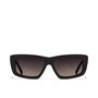 Hawkers Zenith Lunettes de soleil Œil-de-chat unisexe - Monture acétate noire, verres fumés 47 mm