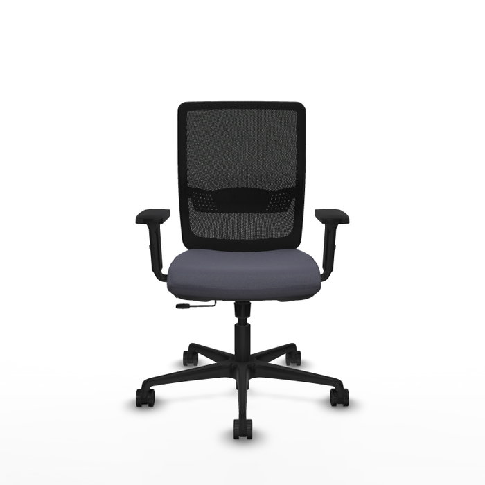 PIQUERAS Y CRESPO Chaise Haches Synchrone/Traslack Gris foncé/Noir sans appui-tête PIQUERAS Y CRESPO Chaise Haches Synchrone/Traslack Gris foncé/Noir sans appui-tête