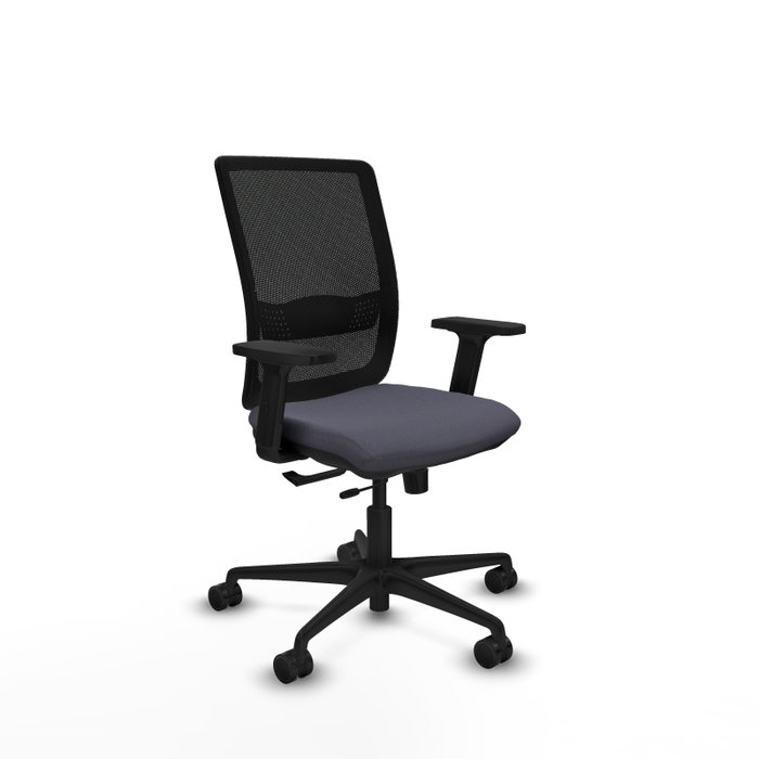 PIQUERAS Y CRESPO Chaise Haches Synchrone/Traslack Gris foncé/Noir sans appui-tête PIQUERAS Y CRESPO Chaise Haches Synchrone/Traslack Gris foncé/Noir sans appui-tête