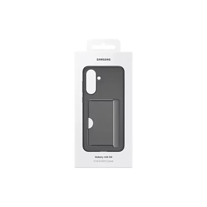 Samsung Galaxy A36 5G - Coque de protection arrière avec porte-carte Noir