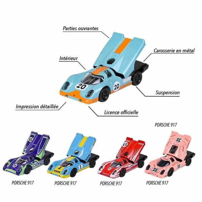 Majorette MAJO PORSCHE 917 GIFTPACK (5 modèles)