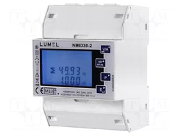 LUMEL NMID30-2 Compteur d'électricité numérique 3-phasé pour rail DIN