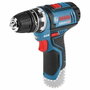 Bosch Professional GSR 12V-15 Perceuse-visseuse avec 8 outils à main et 2 batteries 2.0Ah