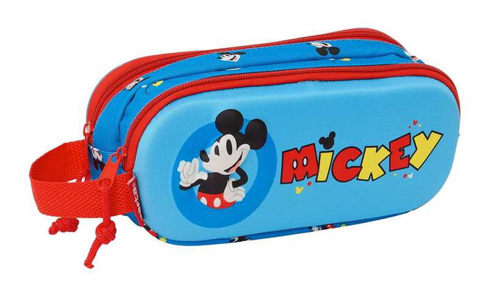Safta Portatout Double 3D Mickey Mouse, boîte à rangement 21 x 8 x 6 cm pour enfants à partir de 3 ans Safta Portatout Double 3D Mickey Mouse, boîte à rangement 21 x 8 x 6 cm pour enfants à partir de 3 ans