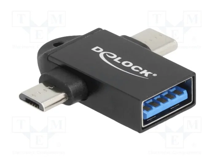 DELOCK Adaptateur OTG USB A vers Micro USB et USB C DELOCK Adaptateur OTG USB A vers Micro USB et USB C