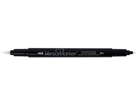 Tsukineko Marqueur VERSAMARK transparent double pointe 3,8mm/2,3mm
