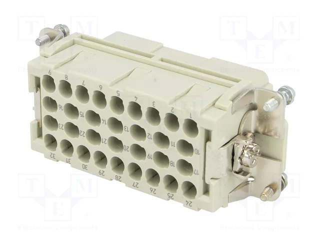 HARTING Han® EE Insert de contact femelle 32+PE