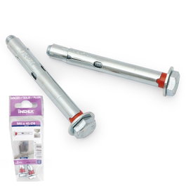 INDEX Blister d'ancrage métallique avec vis hexagonale 8-60 BR-10