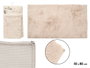 Giftdecor Tapis Rabbit 50x80 cm Beige Clair en Tissu Polyester (Set de 6)