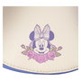 Loungefly Sac à dos Minnie Disney à motif floral, 23 cm, bandoulière réglable rembourrée, détails en dentelle et PU