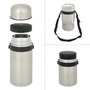 ORYX Thermos en acier inoxydable pour liquides et solides 1L