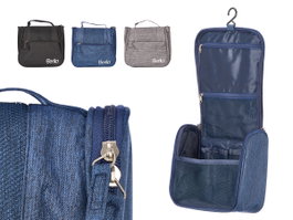 Berilo Nécessaire de Voyage en Tissu Assortis Couleurs Foncées 10x20x22cm (Set de 12)