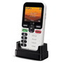 Doro Leva X10 Téléphone Mobile 2.4 Pouces 4G GPS Bluetooth IP54 avec Bouton d'Assistance ClearSound pour Personnes Âgées