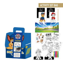 Cerdá Set Coloreable Mochila Paw Patrol Bleu